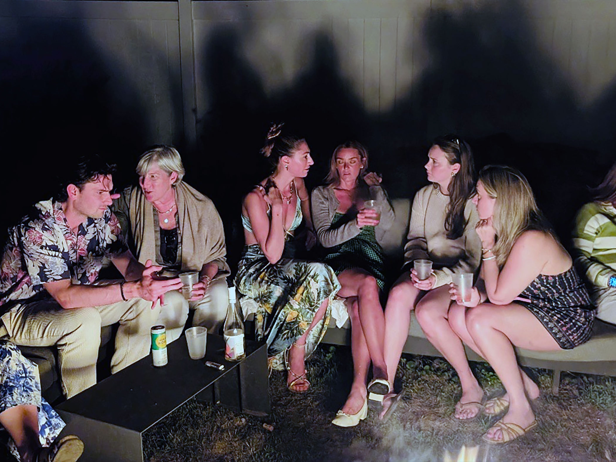 Sisters by the fire